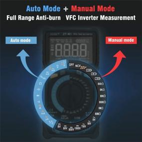 img 2 attached to 🔋 Bside EBTN LCD Multimeter: Large Screen True RMS Digital 8000 Counts Auto-Ranging Voltmeter VFC Temperature Capacitance AC/DC Voltage Ohm Battery Tester with Alligator Clip