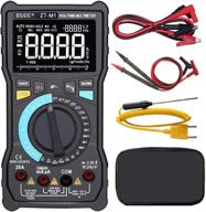 🔋 bside ebtn lcd multimeter: large screen true rms digital 8000 counts auto-ranging voltmeter vfc temperature capacitance ac/dc voltage ohm battery tester with alligator clip logo