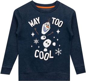 img 2 attached to Olaf ❄️ Boys Frozen Disney Sweatshirt