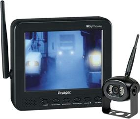 img 1 attached to 📷 Voyager WVOS541 Wireless Camera System with Built-in Speaker - 5.6" TFT LCD, Waterproof, Mirror Image Orientation