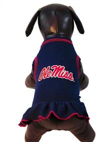 img 2 attached to 🐶 NCAA Ole Miss Rebels Cheerleader Dog Dress from Mississippi