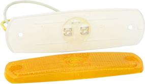 img 2 attached to 🌟 Grote 47263 Yellow SuperNova Low-Profile LED Clearance Marker Light with Bezel