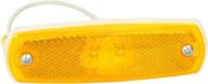🌟 grote 47263 yellow supernova low-profile led clearance marker light with bezel logo
