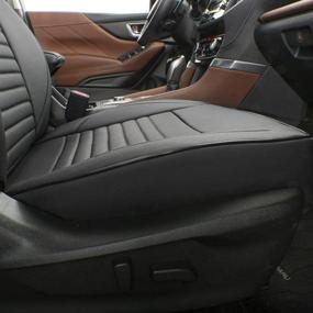 img 3 attached to EKR Custom Fit Full Set Car Seat Covers For Select Mazda CX-5 Sport 2013 2014 2015 2016 - Leatherette (Black)