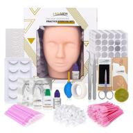 lashview eyelash extension kit: complete training set 👁️ for beginners with mannequin head, glue, tweezers, and training lashes logo