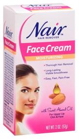 img 2 attached to 🧴 Nair Hair Removal Cream for Face - 2 fl oz (59ml) Pack of 6