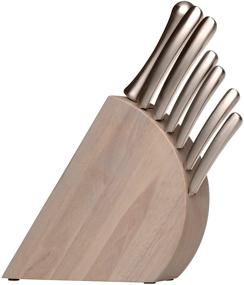 img 4 attached to BergHOFF Concavo 8-Piece Knife Block Set: Sleek & Precision Cutting Tools for Your Culinary Adventures