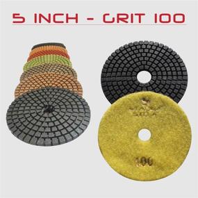 img 2 attached to 🔹 Набор шлифовальных дисков STADEA Premium Grade 5 дюймов для влажного полирования бетона