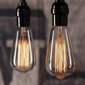 img 4 attached to Enhance Your Space with Vintage Dimmable Filament Decorative Incandescent Lights