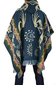 img 1 attached to Handmade Ecuadorean Alpaca Otavalo Pattern Women's Clothing and Coats, Jackets & Vests