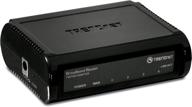 trendnet 4-port broadband router with mac address control, remote management & high-speed switch ports - black tw100-s4w1ca logo