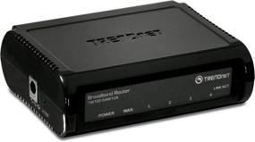 img 4 attached to TRENDnet 4-Port Broadband Router with MAC Address Control, Remote Management & High-Speed Switch Ports - Black TW100-S4W1CA