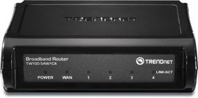 img 3 attached to TRENDnet 4-Port Broadband Router with MAC Address Control, Remote Management & High-Speed Switch Ports - Black TW100-S4W1CA