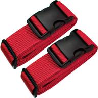 🧳 adjustable travel suitcases with transvers luggage straps - essential baggage accessories логотип