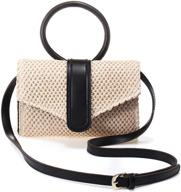 crossbody joseko shoulder summer wicker women's handbags & wallets logo