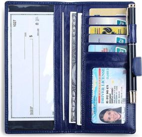 img 3 attached to Huztencor Women's Handbags & Wallets: The Ultimate Blocking Organizer for Passports and Checkbooks