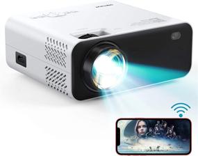 img 4 attached to 📽️ Samzuy WiFi Mini Projector - 1080P Supported, 6000L Brightness, 200" Display, Home Theater Movie, Long Lifespan - Compatible with TV Stick, VGA, PS4, HDMI, TF, AV, USB