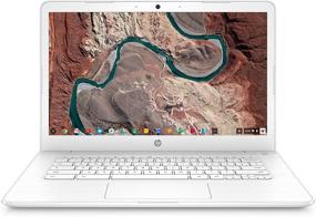 img 4 attached to HP Chromebook 14, 14-дюймовый экран Full HD, процессор Intel Celeron N3350, графика Intel HD 500, 32 ГБ eMMC, 4 ГБ оперативной памяти SDRAM, звук B&O Play, цвет Снежная Белка (Snow White), модель 14-ca051wm.
