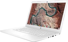 img 3 attached to HP Chromebook 14, 14-Inch Full HD Display, Intel Celeron N3350, Intel HD Graphics 500, 32GB eMMC, 4GB SDRAM, B&O Play Audio, Snow White Color, 14-ca051wm