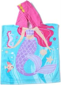 img 4 attached to Absorbent Swimsuit Coverup Cartoon Mermaid