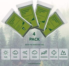 img 2 attached to 🔥 Ultimate Bearhard Emergency Blankets: Essential Gear for Camping and Survival