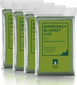 img 4 attached to 🔥 Ultimate Bearhard Emergency Blankets: Essential Gear for Camping and Survival