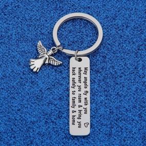 img 2 attached to 👼 WUSUANED Travel Keychain - Angels Always with You