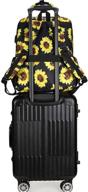 🌻 sunflower college laptop backpacks with usb charging port and 15" laptop compartment логотип