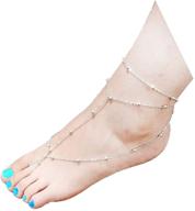 inenimartj layered crystal bracelet barefoot girls' jewelry logo