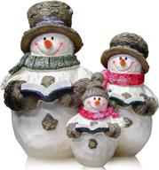 🎅 whimsical vainechay snowman decorations: enchant your christmas with festive snowman figurines & indoor tabletop delights! logo
