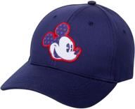 stylish snap-back baseball cap 🧢 - disney men's mickey mouse hat logo