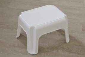 img 2 attached to 🪜 Rubbermaid Small White Step Stool: Convenient and Compact Stool for Various Uses