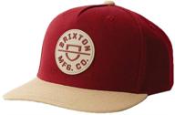 brixton crest c mp snbk men's cap logo