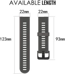 img 2 attached to 📱 Мягкий силиконовый ремешок для часов Garmin Forerunner 945/935 - без трекера