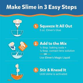 img 2 attached to Enhanced Slime Starter Kit by Elmer's: Clear School Glue & Glitter Glue Pens Bundle, 12 Count