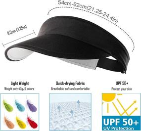 img 2 attached to 🧢 Adaptable Sweatband for Hats & Caps - Ideal for Cycling, Fishing, and Boys' Accessories