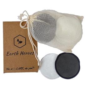 img 4 attached to Reusable Cotton Pads Charcoal Eco Friendly