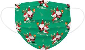 img 1 attached to Christmas Disposable Protective Breathable Holidays Occupational Health & Safety Products