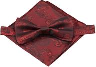 various paisleys bowtie pocket square men's accessories logo