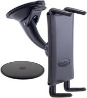 📱 versatile car mount for iphone xs max, xs, xr, x, 8: arkon windshield or dash phone and midsize tablet car mount – black retail edition logo