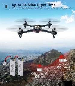 img 1 attached to 🚁 SYMA X600W Foldable Drone with 1080P HD FPV Camera - Perfect for Adults and Kids Beginners, RC Quadcopter with Headless Mode, Altitude Hold, 3D Flip, Custom Route, and One Key Start