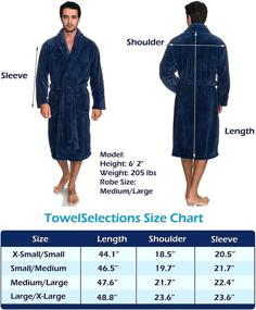 img 1 attached to Super Bathrobe Fleece X Large by TowelSelections