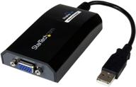 🔌 startech.com адаптер usb к vga - поддержка двух мониторов для mac и windows - внешняя видео- и графическая карта 1920x1200 - режим зеркала и расширения - usb2vgapro2, черный логотип