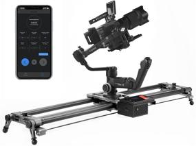 img 4 attached to YC Onion 120cm/47'' Motorized Camera Slider - Carbon Fiber Camera Rail with APP Control: 3-4 🎥 or 5 Axis Video Slider Dolly Track Motion Rail Compatible with Ronin S, RS2 Stabilizer, and Zhiyun Stabilizer