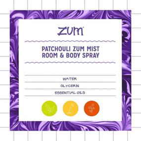 img 3 attached to 🌿 Zum Mist Patchouli Room and Body Spray - 4 fl oz