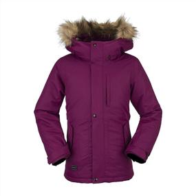 img 3 attached to Volcom Girls Insulated Jacket Heather Outdoor Recreation in Outdoor Clothing