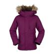 volcom girls insulated jacket heather outdoor recreation in outdoor clothing logo