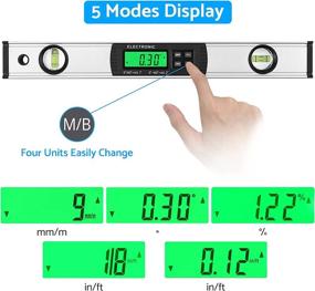 img 2 attached to 🔧 Enhance Your Woodworking Accuracy with ESynic Waterproof Horizontal Protractor