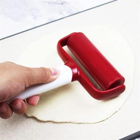 img 2 attached to AooBaBa Pizza Tools Set - Includes Dough Cutter, Roller Docker, Pizza Cutter Wheel, Rolling Pins, and Time-Saver Dough Docker (4 pcs)