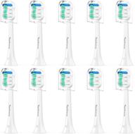 high quality toptheway replacement brush heads for philips sonicare diamondclean protectiveclean 2 series plaque control gum health flexcare healthywhite+ easyclean hx6817/01 4100 c3 hx9023/65, 10 pack logo